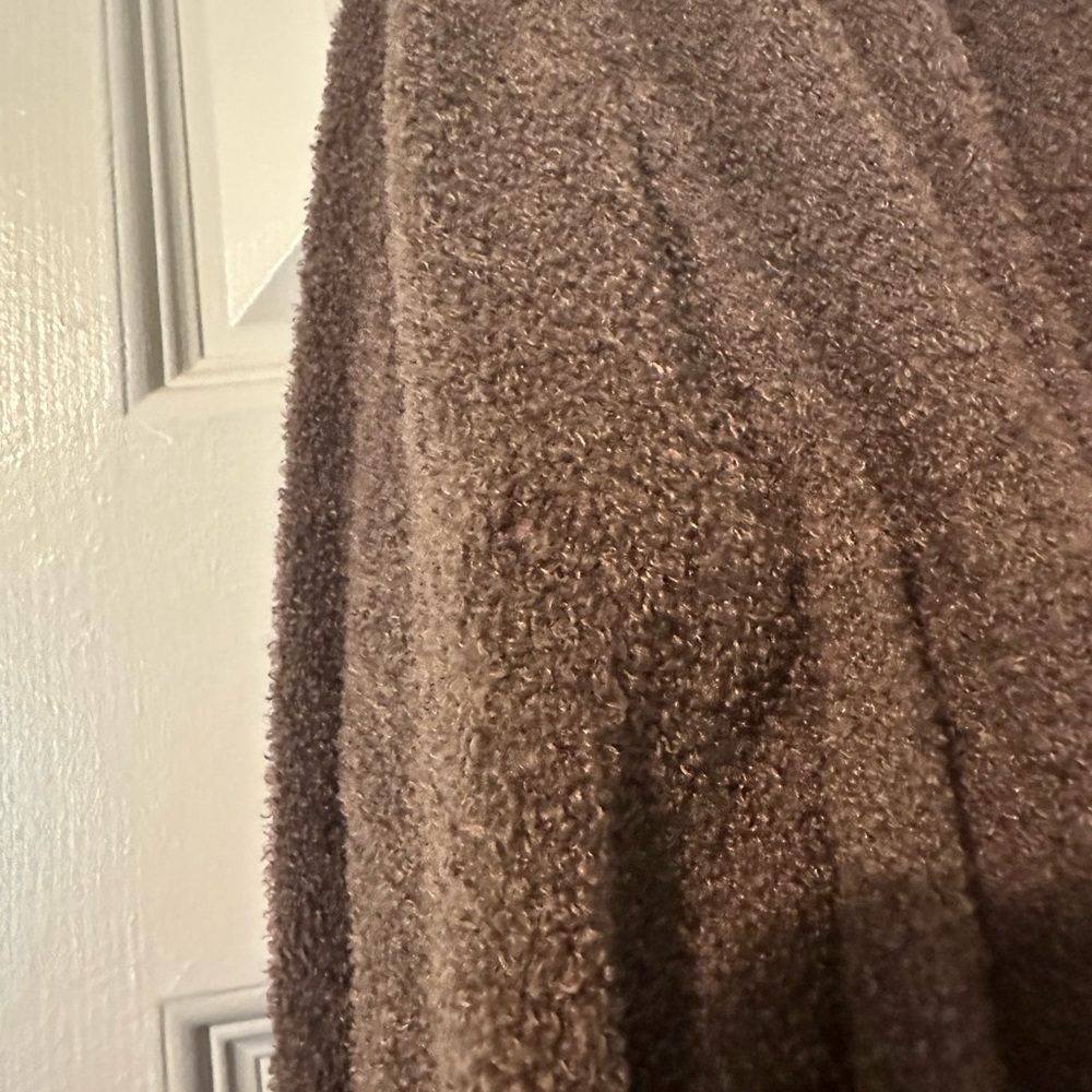 Barefoot Dreams Bamboo Chic Lite Calypso Wrap Cardigan Sweater Cocoa Brown 3XL - Picture 6 of 6